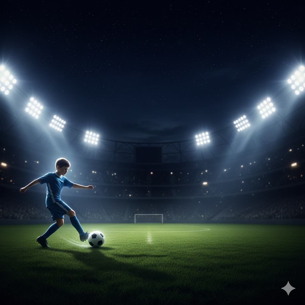 כדורגל באצטדיון